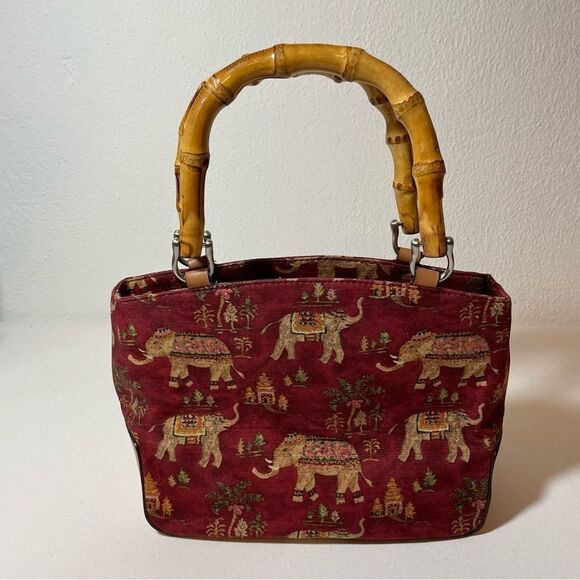 Relic bamboo Elephant print bag - Picture 1 of 15